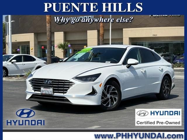 2021 Hyundai Sonata Hybrid Blue